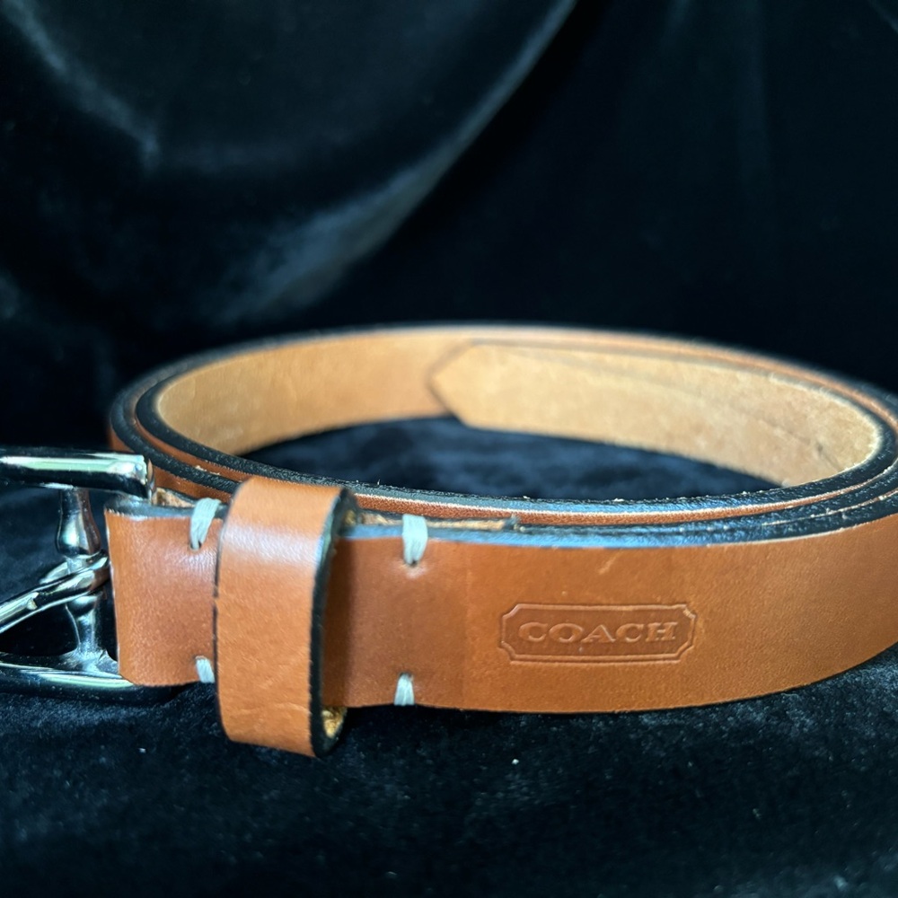 Coach Leather Belt Ladies XLarge